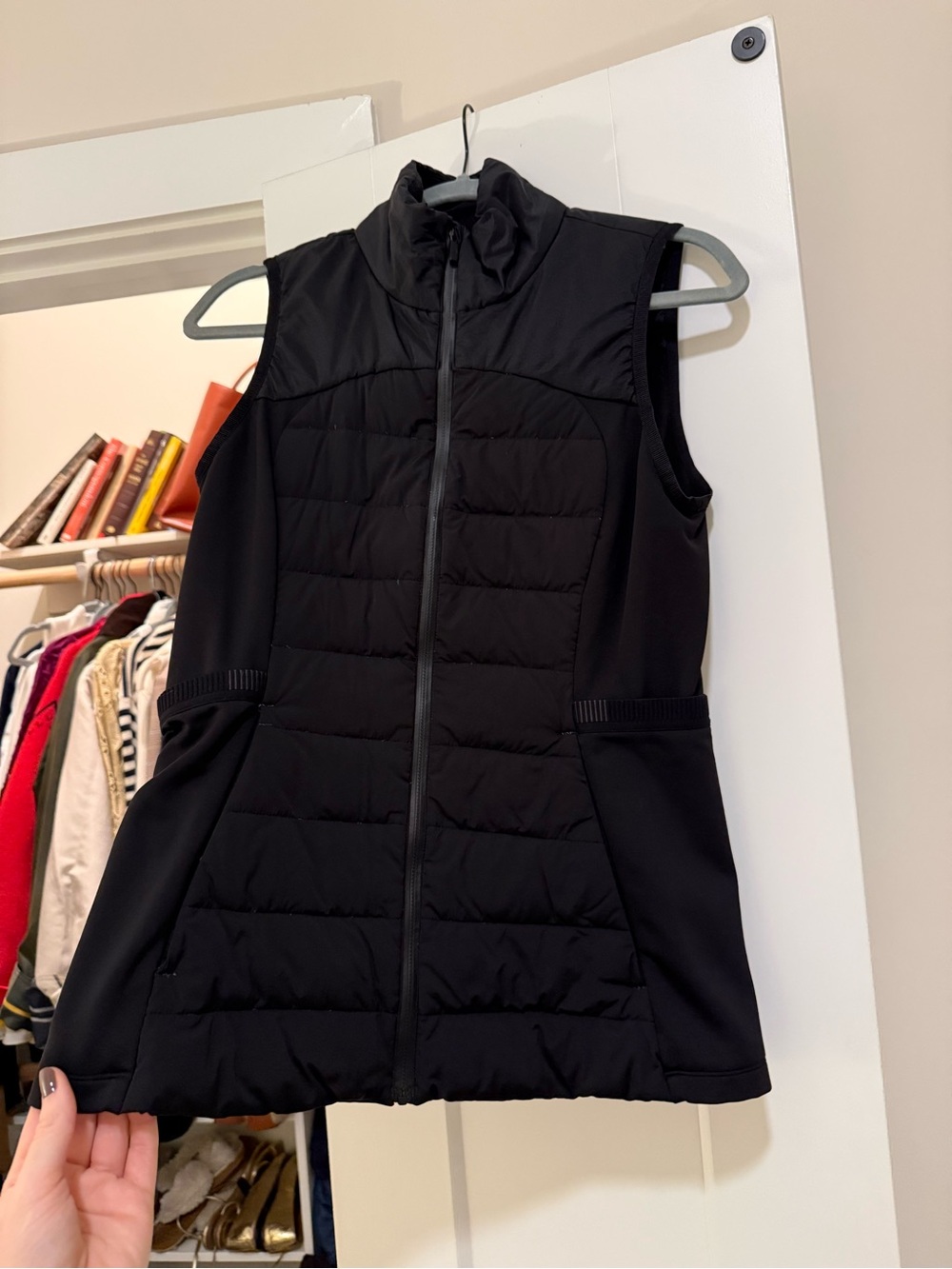Lululemon Black Quilted Down Vest